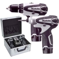 Makita Li-Ion 10,8V Kombikit i kuffert Bore/skrue+ slagskrue