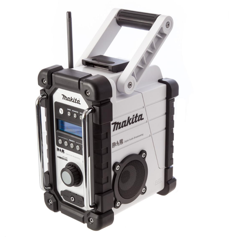 Makita DAB Radio Hvid Model DMR104W til 7,218V
