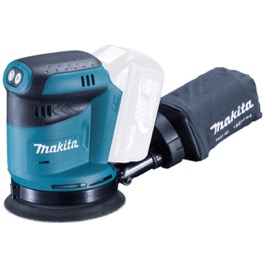 Makita excentersliber 18V  125 mm bbo180z 190 watt, variabel