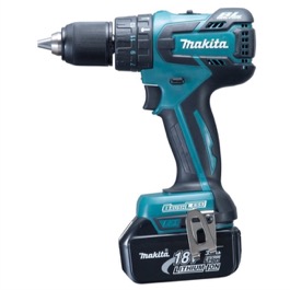 MAKITA 18V Li-ion KULL�S BHP459RFE slagbore/bore/skrue