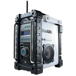 Makita DAB Radio hvid til alle makita batterier 9,6-24Volt