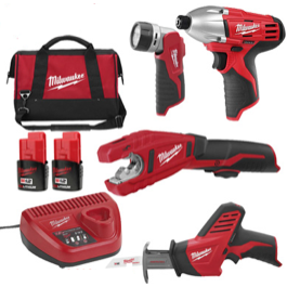 Milwaukke M12 !2V 4 dels s�t 