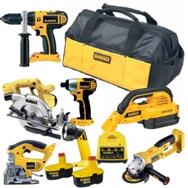 Dewalt 18V kombis�t med 7 dele