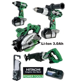 Hitachi 18 volt Li-Ion 5 dels s�t
