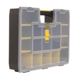 Stanley Sortmaster Opbevaringsbox , flytbare rum