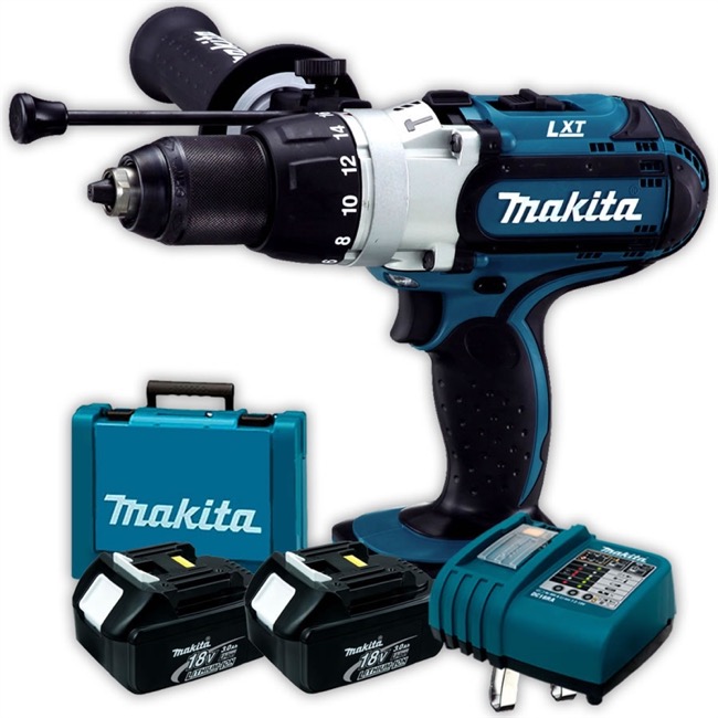 Makita BHP451 18V LithiumIon Kombi slagbore/bore/skrue