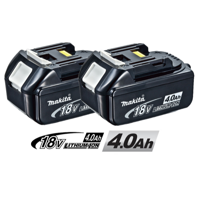 Makita LXT 2 stk. 18 Volt 4.0 Ah Lithium Ion Batteri