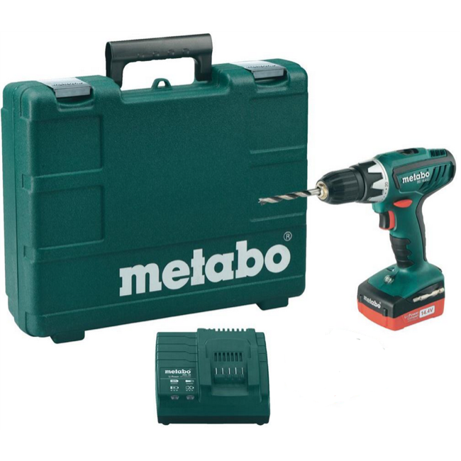 Metabo akku boremaskine 14,4V kit BS 14,4 LI