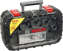 Bosch hulsavssæt m. 11 dele 22-65 mm 2608580886
