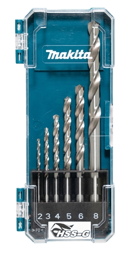 Makita 6-dels metalborsæt D-75742