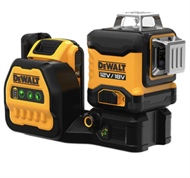 DeWALT 12V/18V  Selvnivellerende 360° krydslinjelaser, grøn