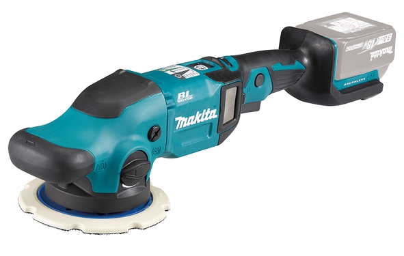 Makita Polermaskine 18V 150mm kulfri, løs enhed uden batteri og lader.