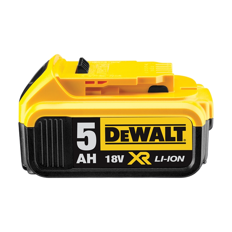 spor bred ekspertise Dewalt 18V Batteri LI-ION 5.0 Ah SLIDE-IN DCB184