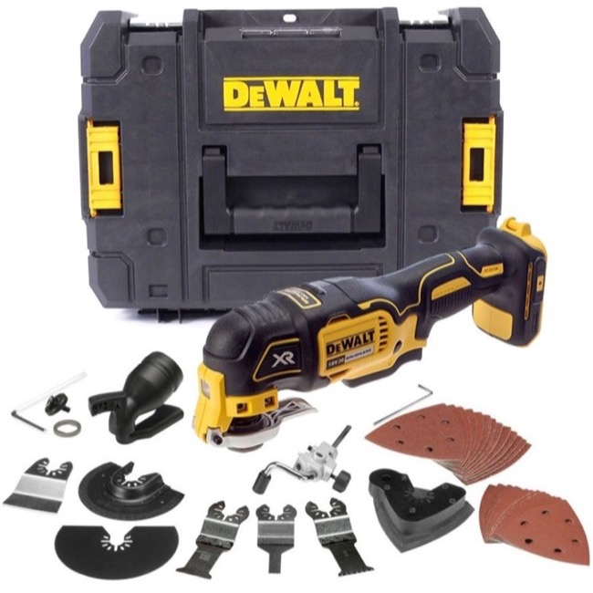 Dewalt Multicutter DCS355  m. 35 dele, løs enhed