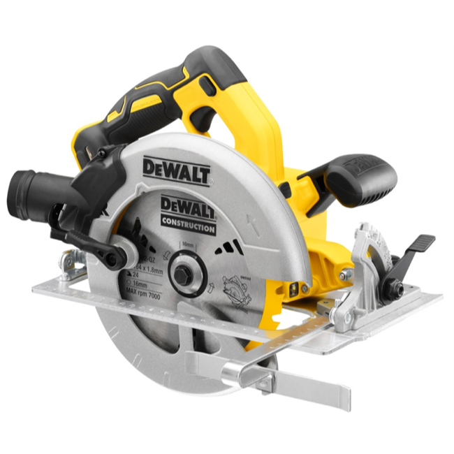 Dewalt 18 V Kraftig akku rundsav XR (slide In), løs enhed i kuffert 