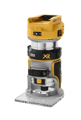 Dewalt 18V XR kantfræser, løs enhed uden batteri og lader