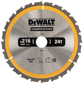 Dewalt  klinge 216mm x 30mm x 24 T  DT1154 Bulk ( DT1952)