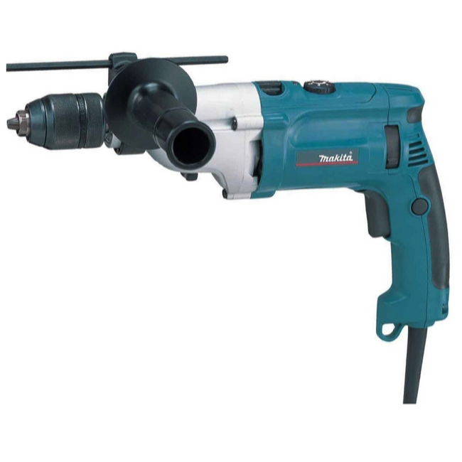 Makita slagboremaskine 230V HP2071J i makpac 