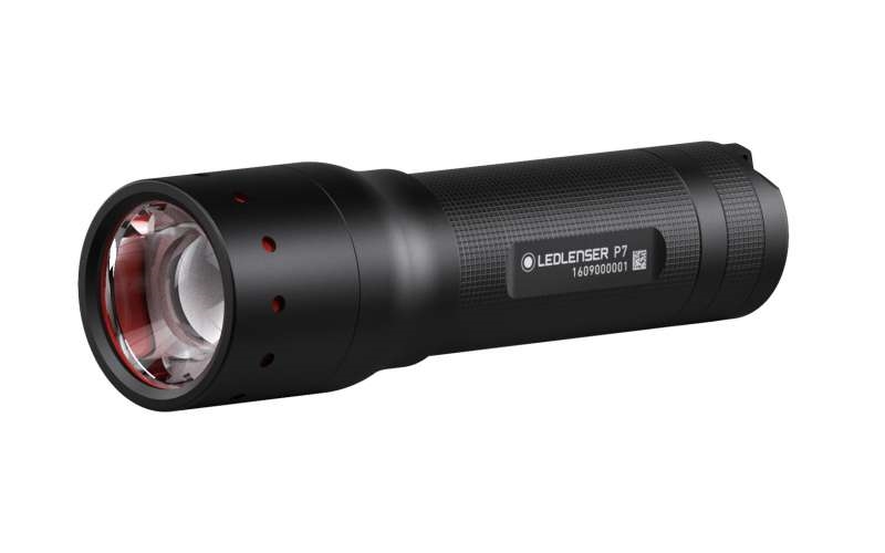 Stræbe banner score LED LENSER® P7 LED professionel lygte 450 Lumen! GIFT BOX