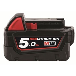 Milwaukee batteri  18v  5.0ah   Li-Ion M18 serien M18B5