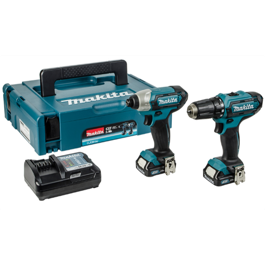 Makita CLX201AJ Li-Ion 10,8V boremaskine & slagskrue 2.0AH kit