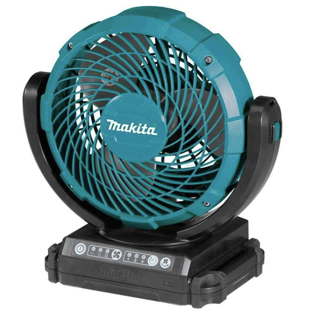 Makita Ventilator 18V Li-ion DCF102Z, uden batteri og oplader.