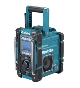 Makita Bluetooth Radio med indbygget oplader Model DMR300 til 12V-18V