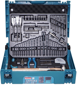 Makita Bor/bit og tilbehørssæt, 102 dele i Makpac. E-24929