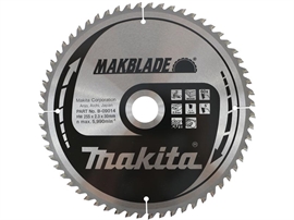 Makita 255 mm klinge til træ 60T
