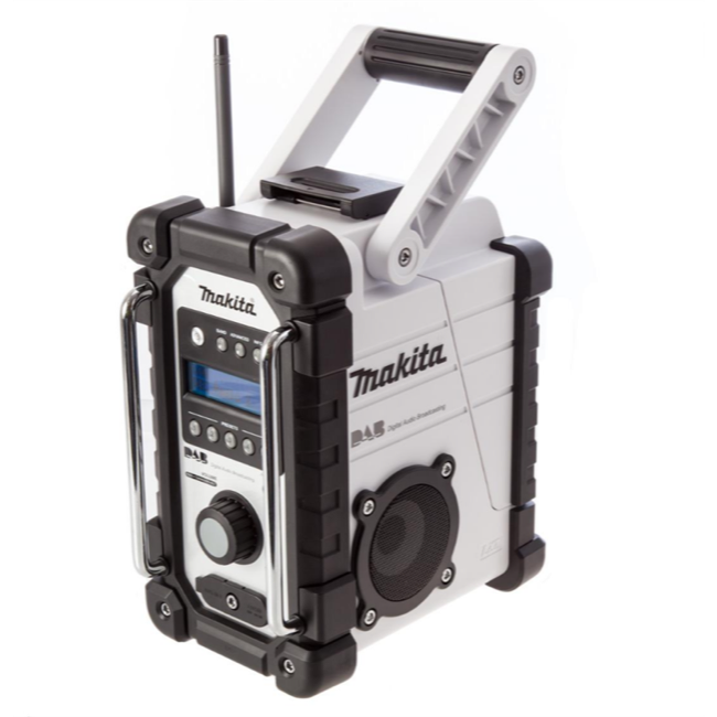 Makita DAB Radio Hvid Model DMR104W til 7,218V
