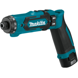 Makita DF012DSE Li-Ion 7,2V knækskruemaskine kit 