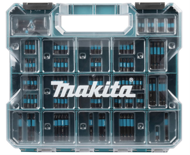 Makita 100-dels slagbits i plastboks. E-24826