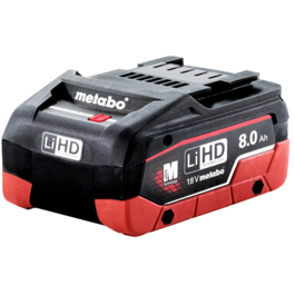 Metabo 18V Li-Ion Batteri 8.0 Ah LiHD