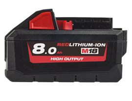 Milwaukee batteri 18v  8.0ah Li-Ion M18 serien M18HB8