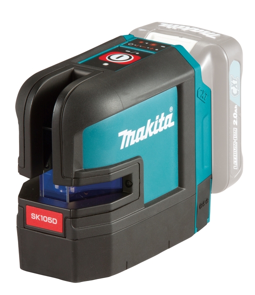 Makita krydslinjelaser med rød laser, SK105DZ