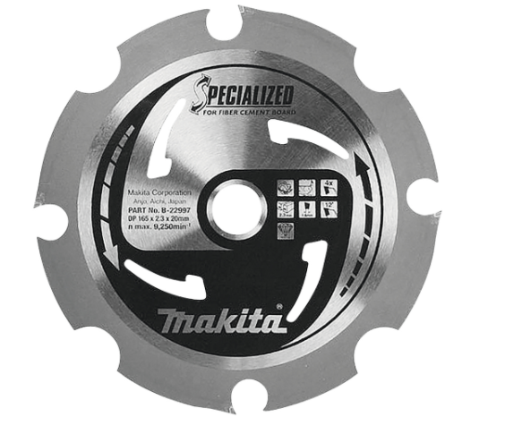 Makita B-23008 190mm 4T klinge til fibercement