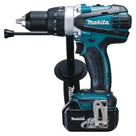 Makita DHP458 LXT 18V  4Ah  Li-Ion Kombi slagbore/bore/skrue