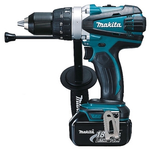 Makita DHP458 LXT 18V  4Ah  Li-Ion Kombi slagbore/bore/skrue