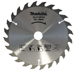Makita Rundsavsklinge D-03333 165mm 24T hul:20