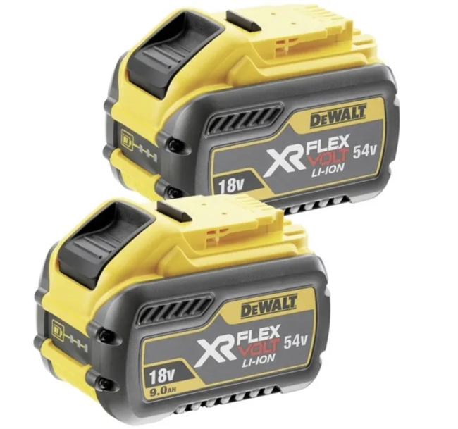 DeWALT FLEXVOLT 2-pak 18-54V 9.0 ah Li-ion batteri DCB547X2-XJ