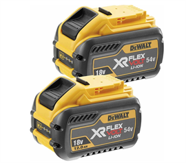 DeWALT FLEXVOLT 18-54V 12.0 ah Li-ion 2-pak DCB548Y2-XJ