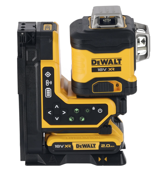 DCLE34035D1-QW 18V XR 3X360⁰ FJERNBETJENT LASER, GRØN