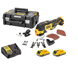 Dewalt 12V DCS353D2 multicutter kit, med 2 x 2ah batterier