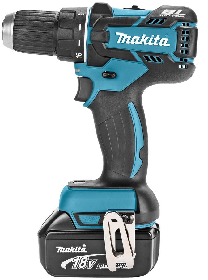 tigger Fjendtlig Sidelæns Makita DDF480RM1J 18V / 4.0Ah Brushless Li-Ion Bore / skruemaskine sæt