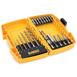 Dewalt DT7921B Bor/bit kit med 19 dele 