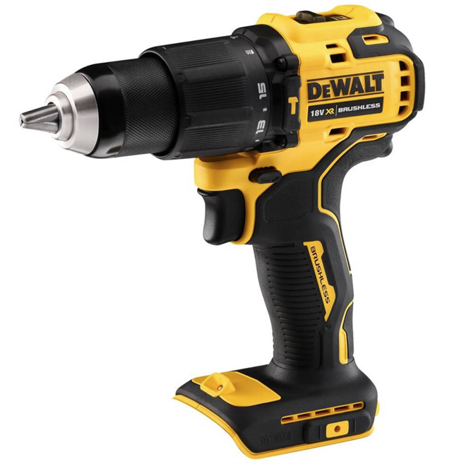 Dewalt 18V XR kulfri slagbore/skruemaskine DCD709N, løs enhed