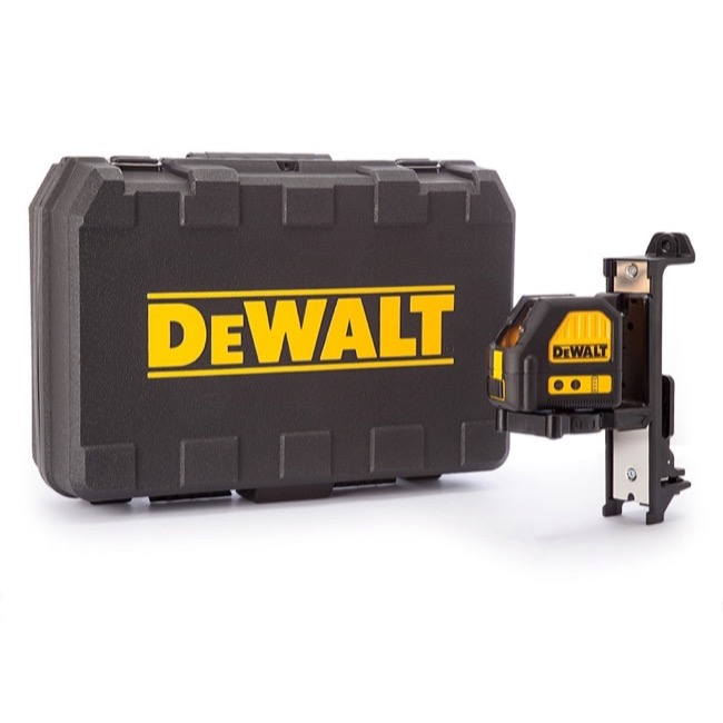 DeWALT 10,8V Selvnivellerende krydslinjelaser, Rød