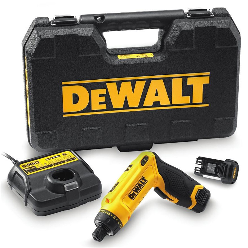 Dewalt 7,2V kit m. 2 batterier