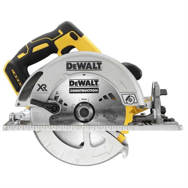 Dewalt 18 V Kraftig akku rundsav XR DCS572N-XJ,  løs enhed