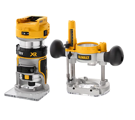 Dewalt 18V XR kant/overfræser, løs enhed uden batteri og lader